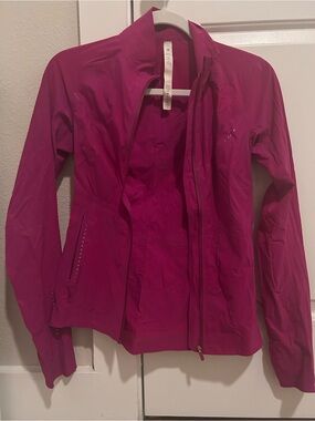 lululemon athletica Long Sleeve Jacket - Fuchsia Pink